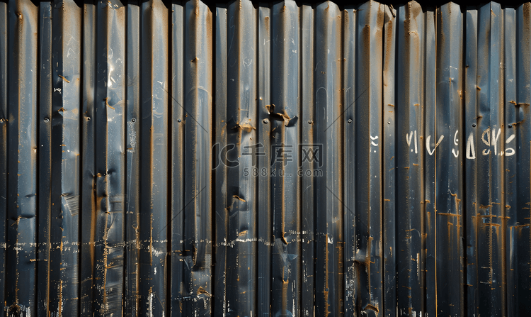 背景条纹黑波钢金属板货物集装箱
