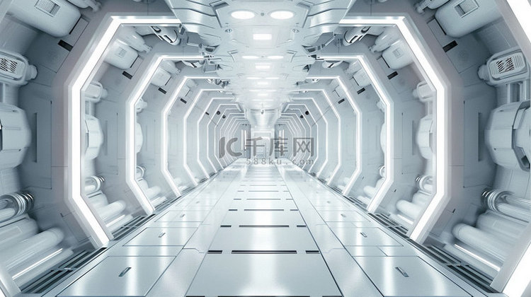 未来科技空间ai合成创意素材背景