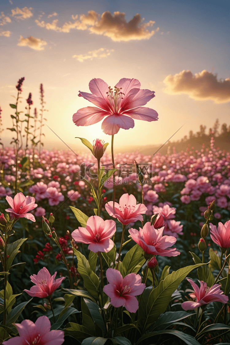 梦中格桑花高清图片