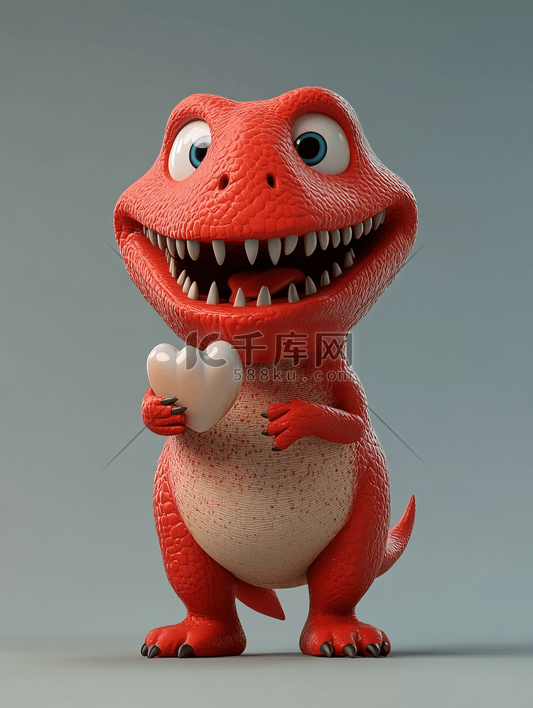 加入卡通人物,卡通恐龙,牙齿3d,牙齿卡通等设计元素而成的一款3d
