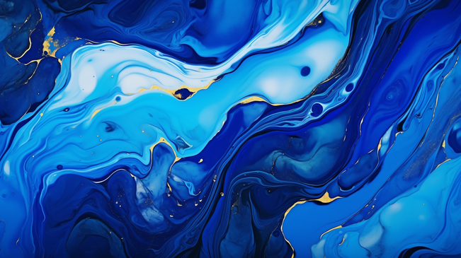 液体大理石涂料纹理背景，流体绘画抽象纹理强烈的色彩混合壁纸。图片