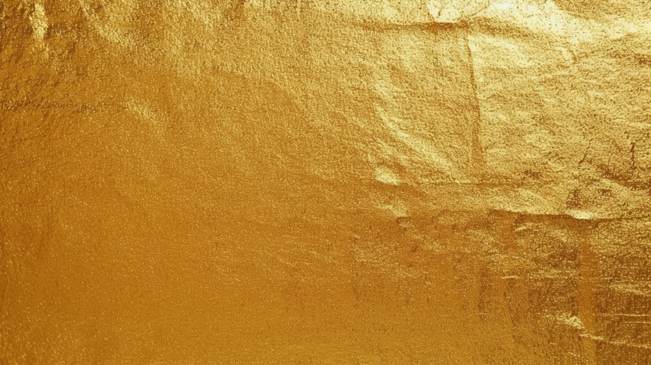 闪亮的金色纹理纸张或金属黄金矢量背景。图片