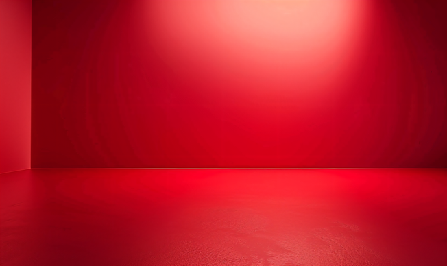 红色渐变墙面空白工作室房间纯工作室背景图片