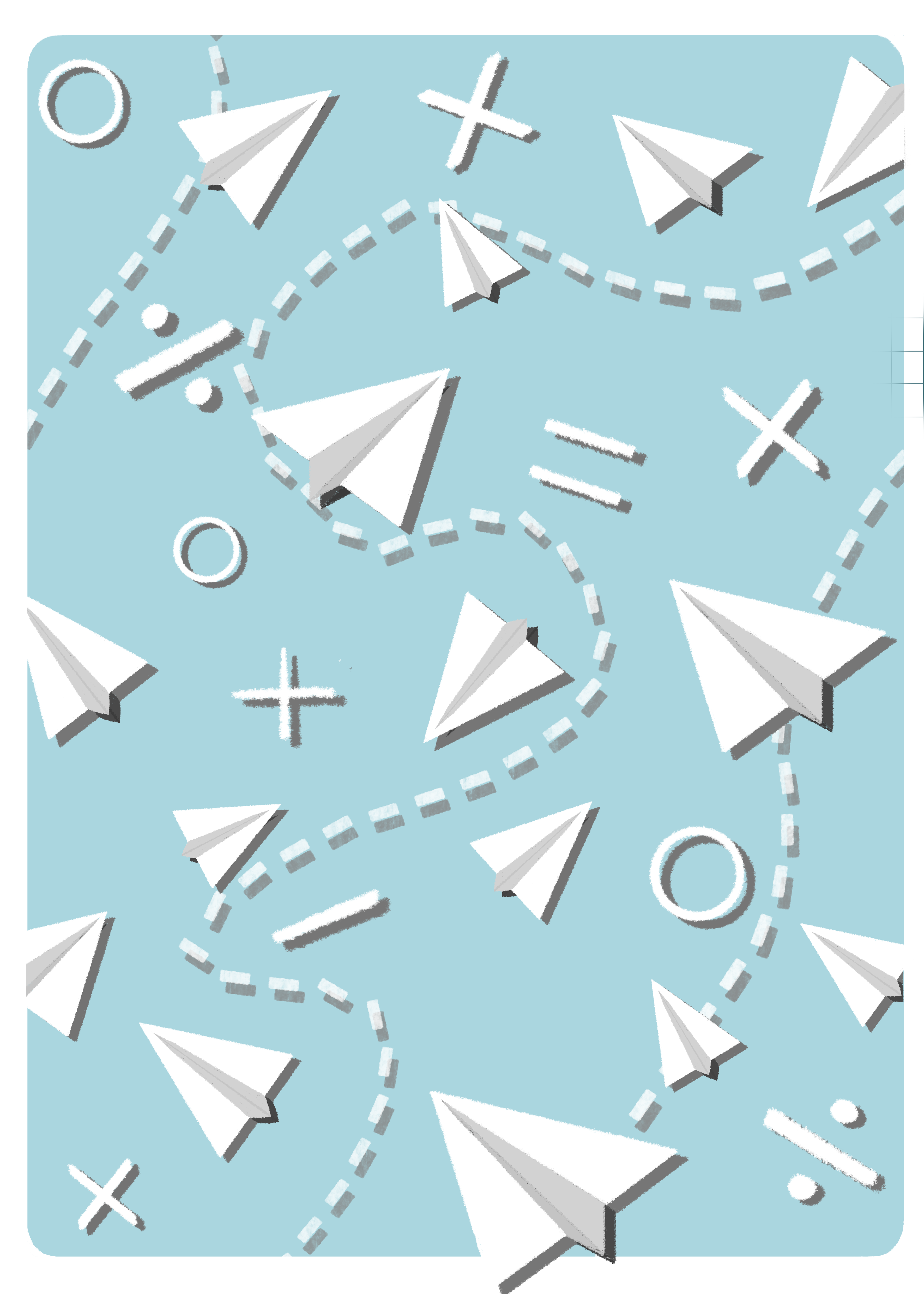 纸飞机符号无缝隙背景图片