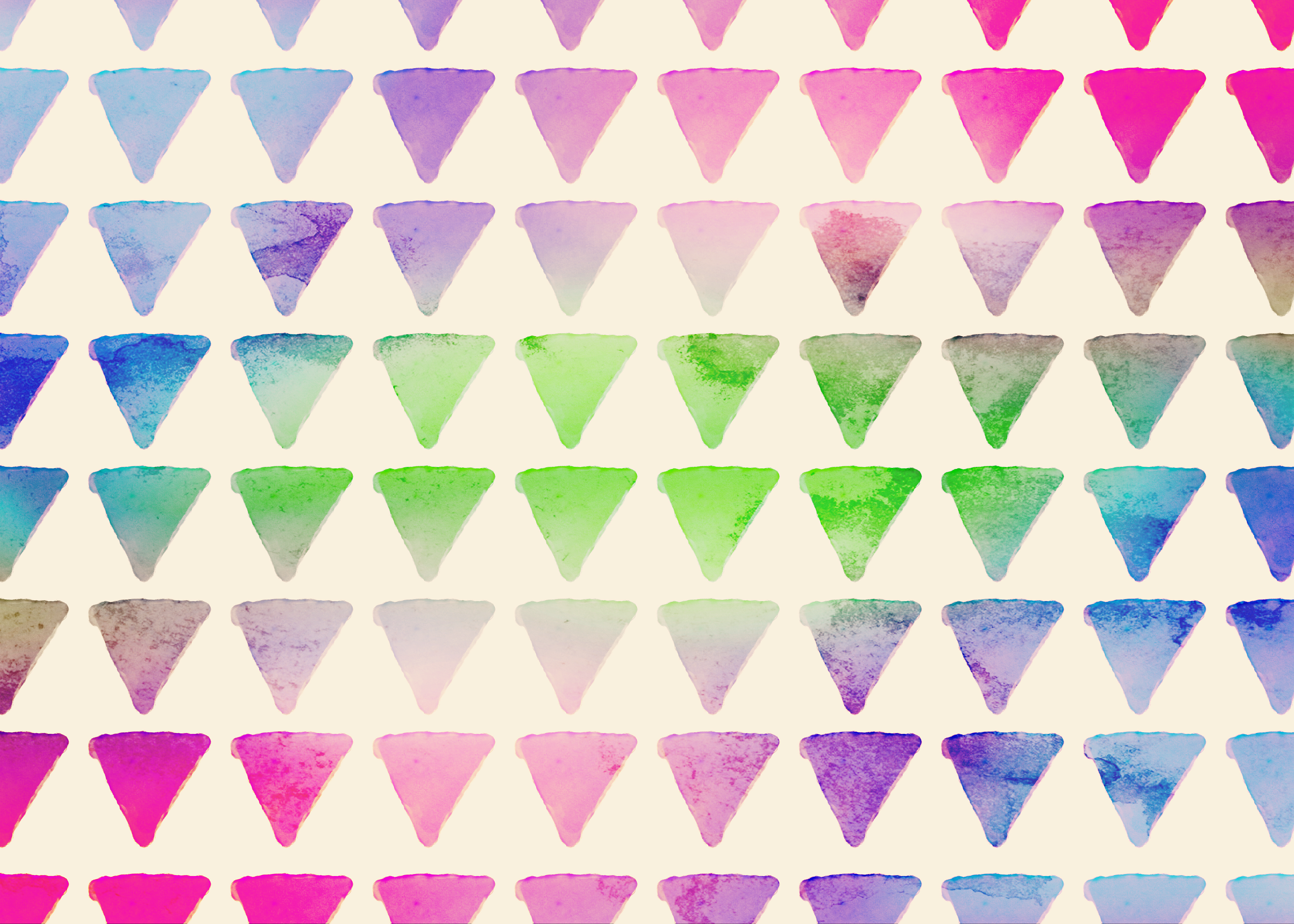 彩色到三角水彩渐变几何壁纸背景图片