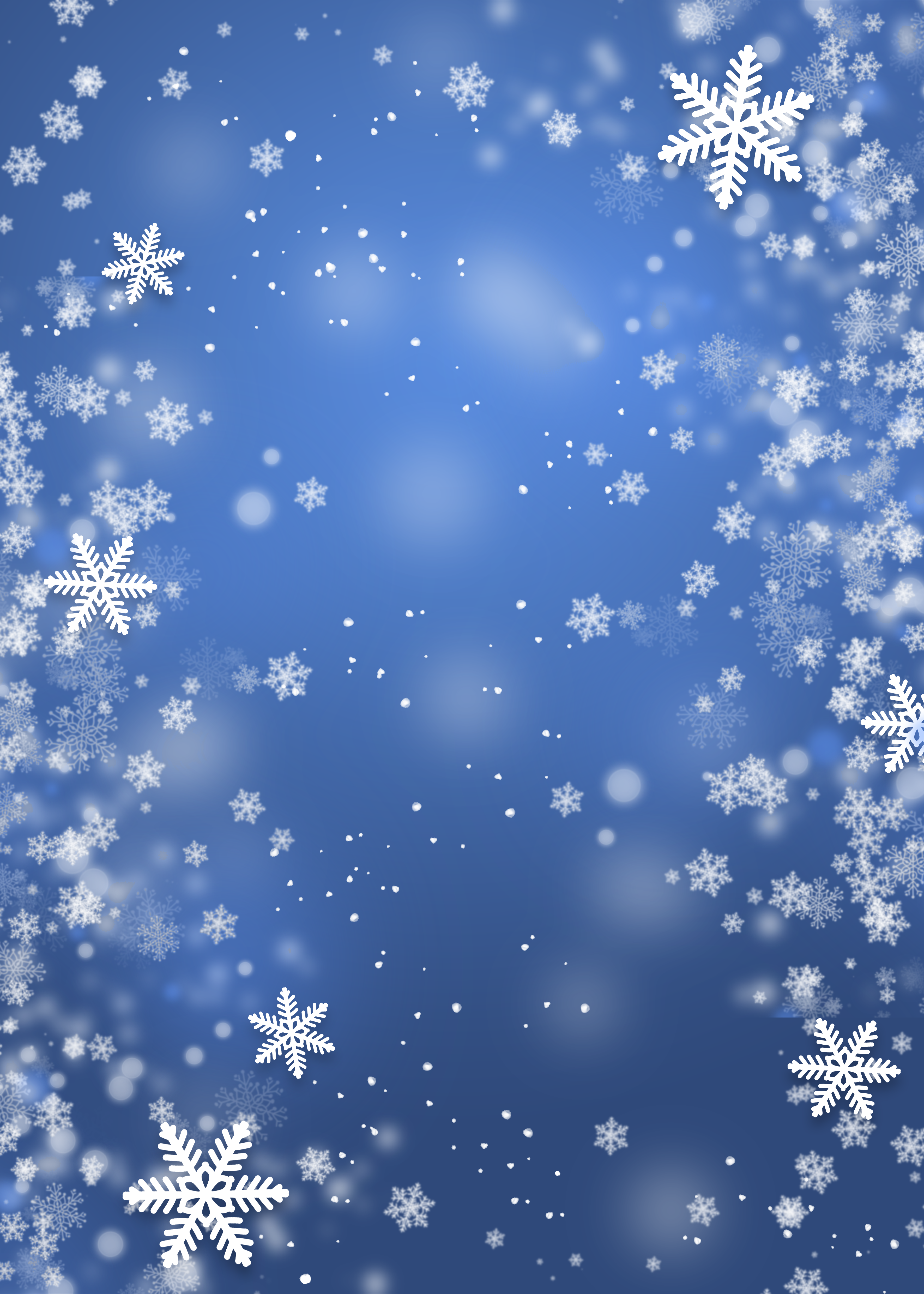 雪花抽象光影雪片蓝色质感背景图片