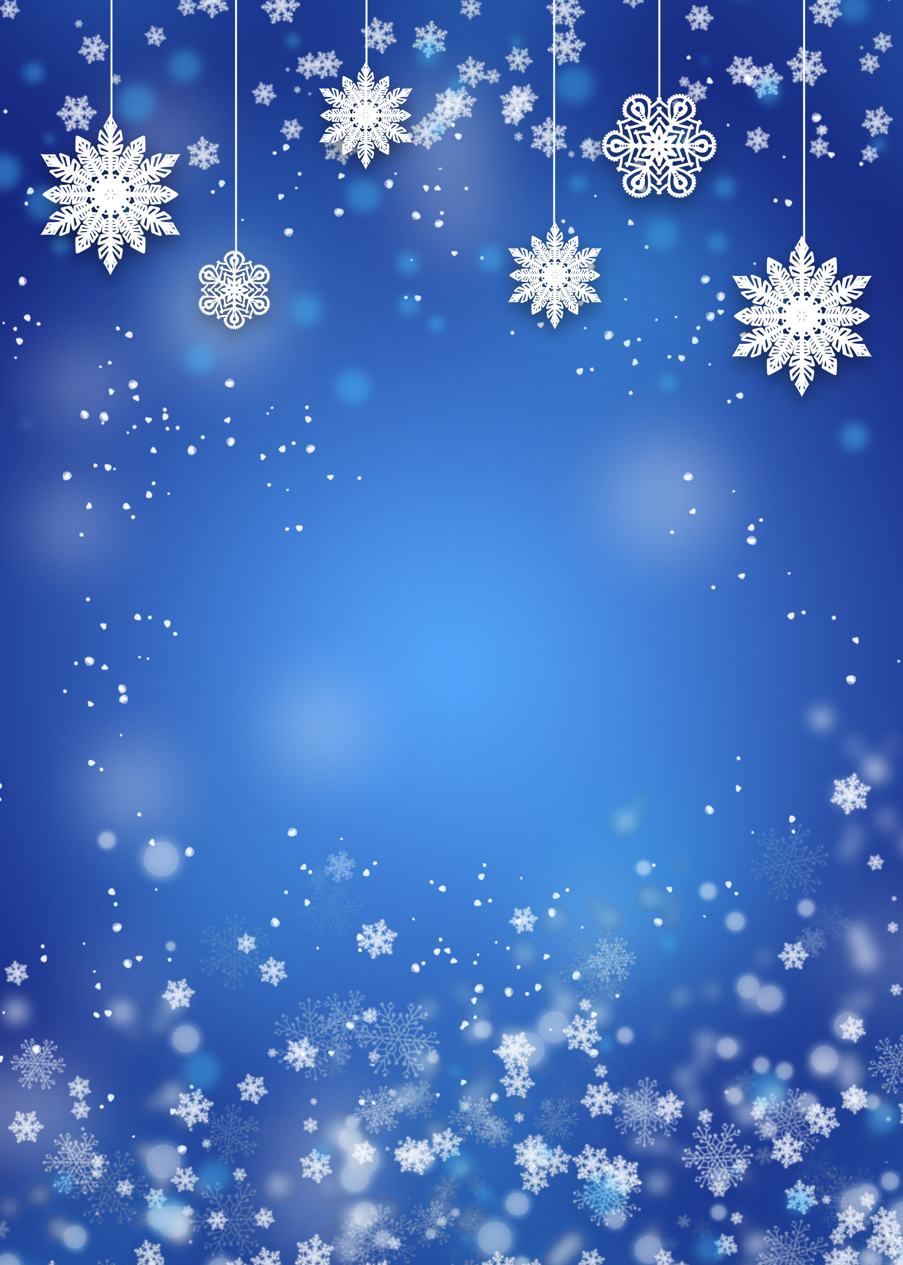 雪花白色雪片抽象冬季质感背景图片