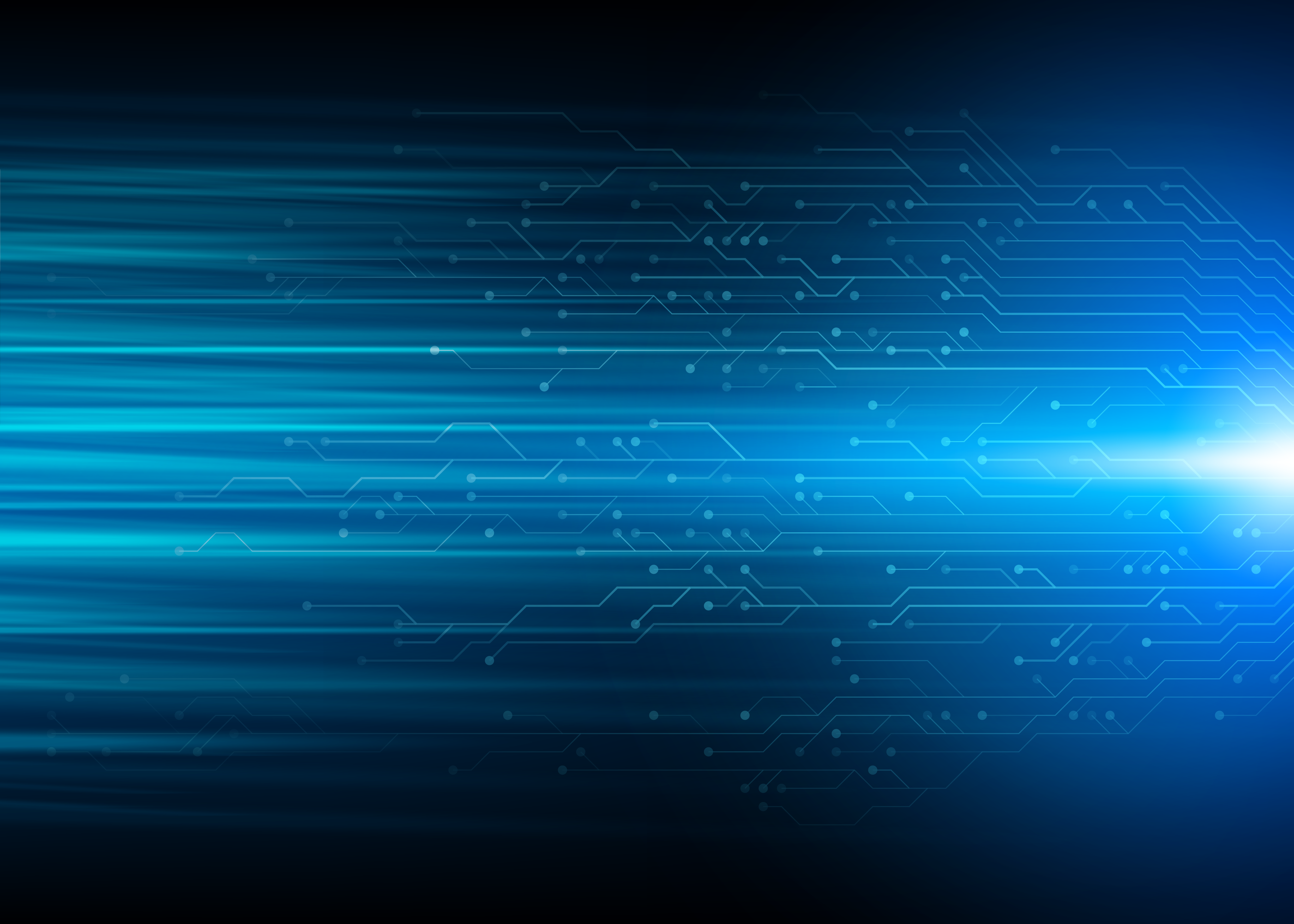 电脑光效光束科技主题蓝色商务背景图片
