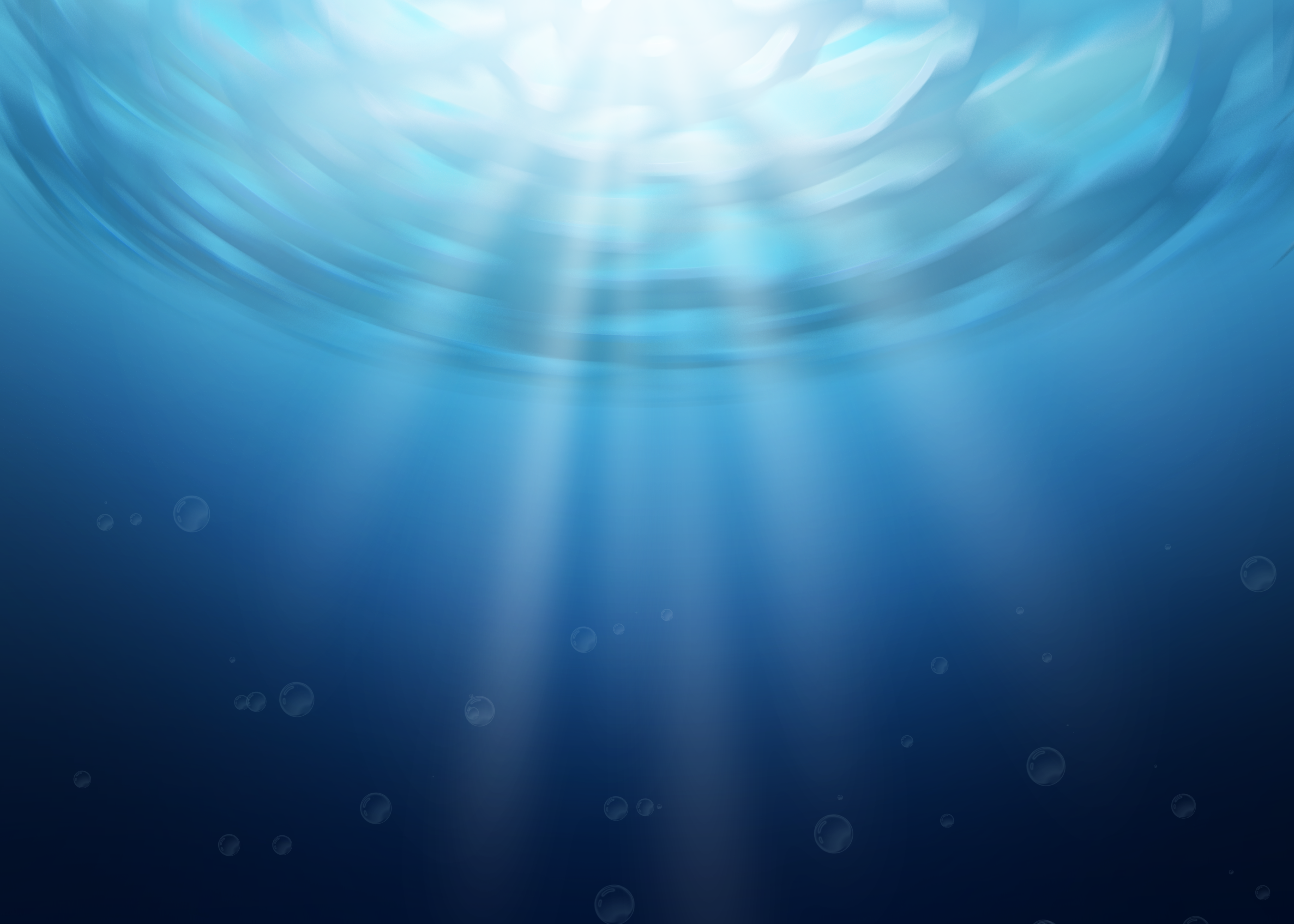 海底气泡光线波纹海洋背景图片