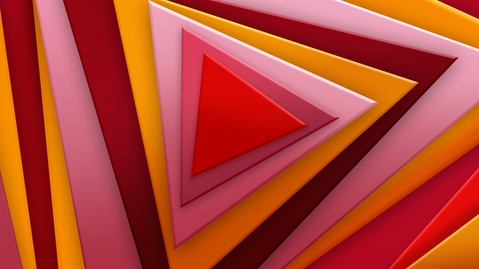 彩色抽象立体三角形叠加背景图片