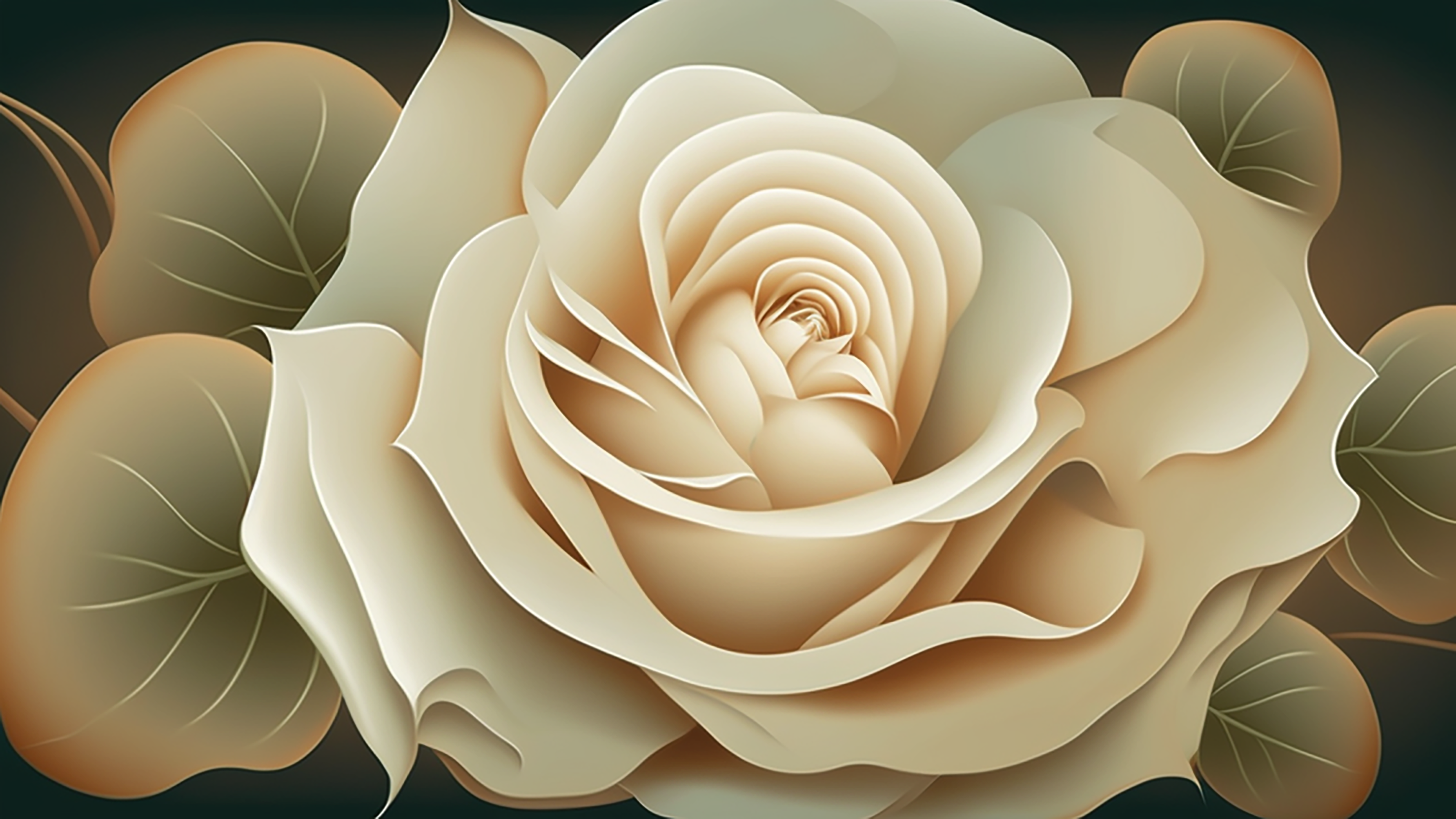 轻奢玫瑰法式奶油风背景图片