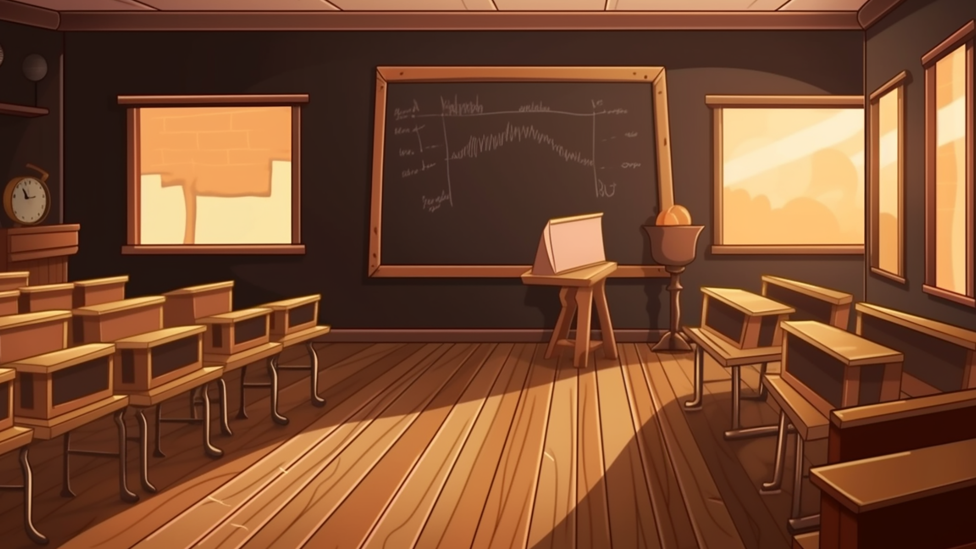 课堂教室黑板背景图片