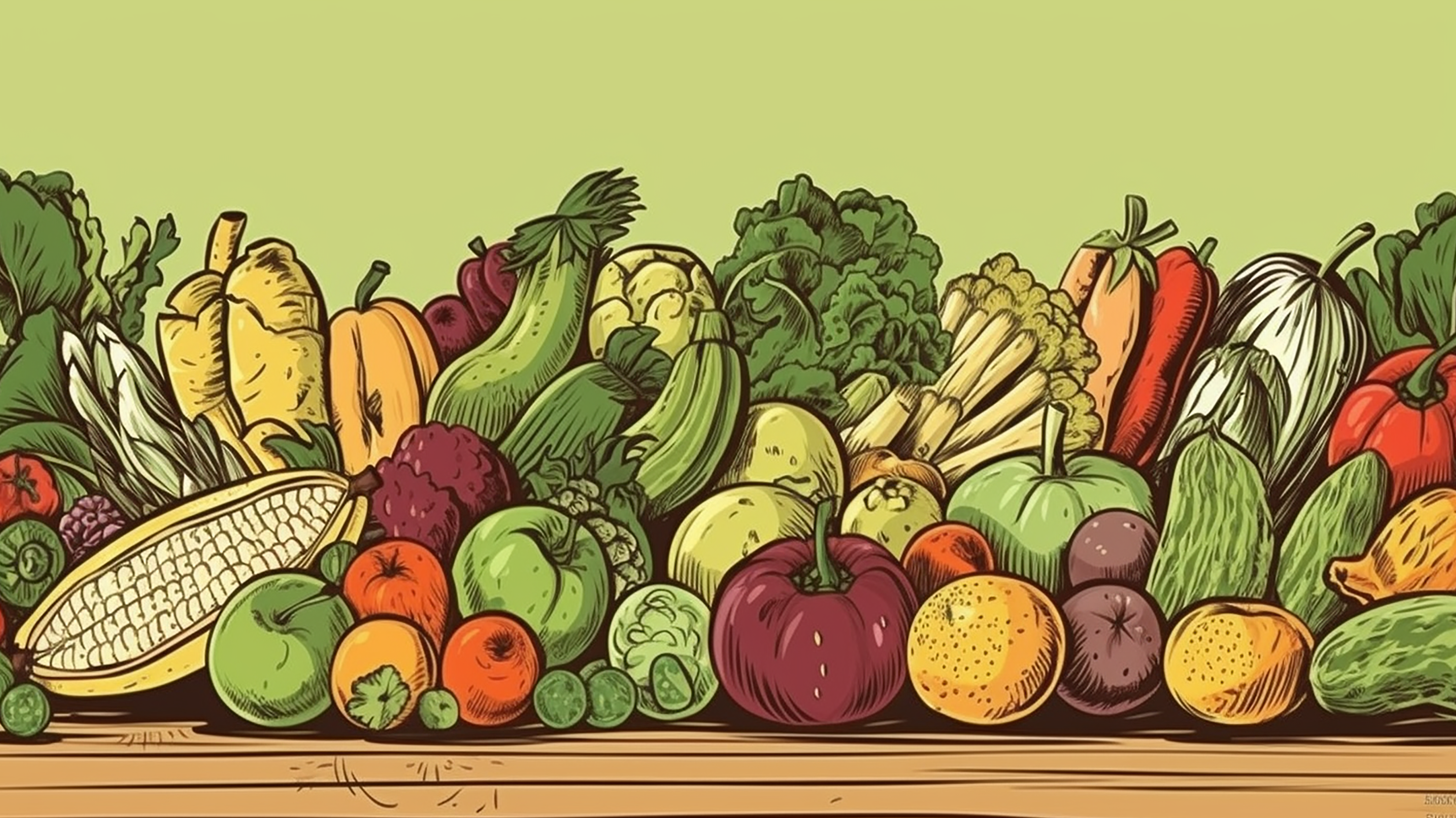 食物蔬菜植物果实蔬菜堆玉米背景图片