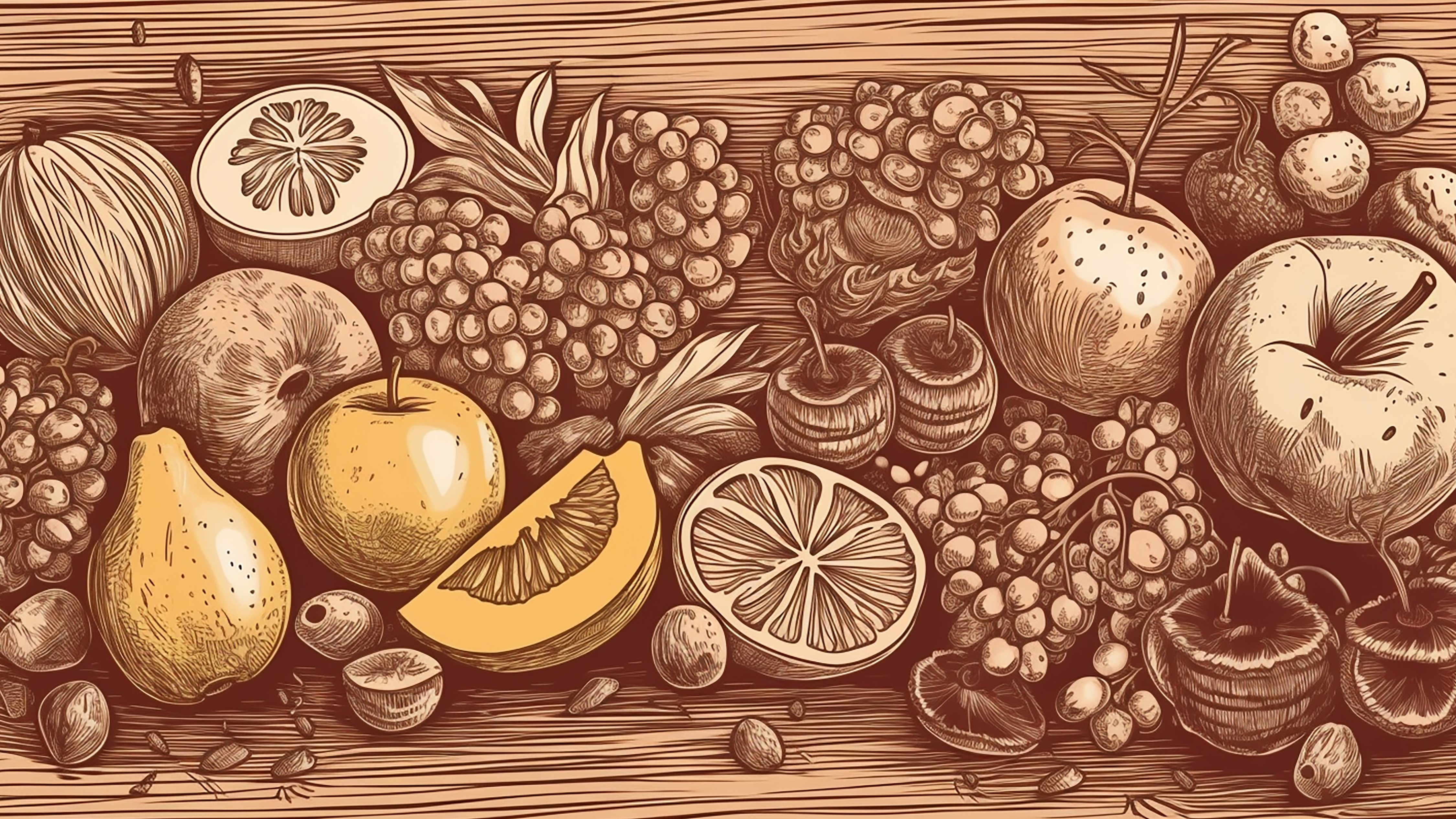 食物水果堆苹果梨子背景图片