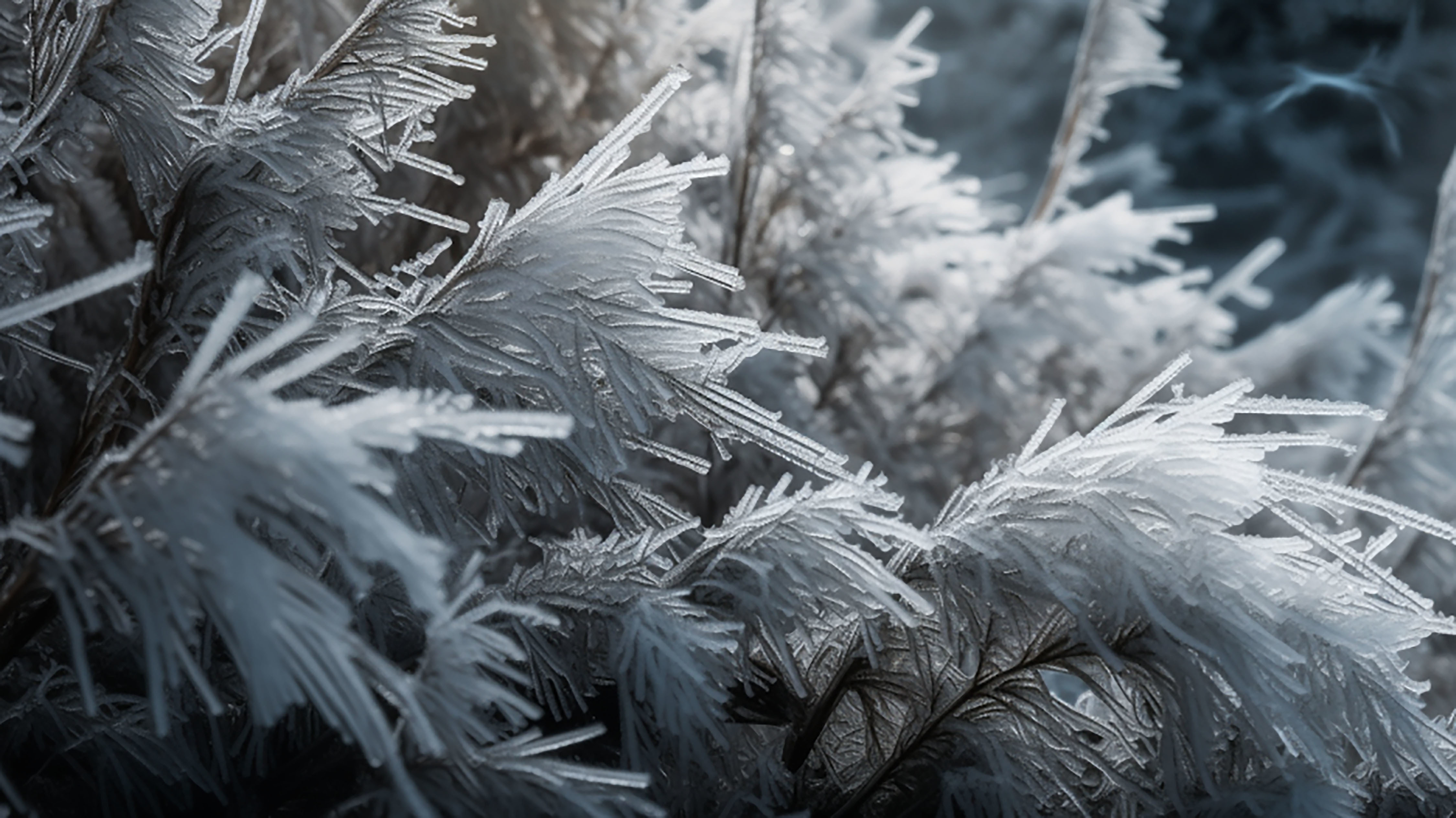 冬天季节白色积雪图片