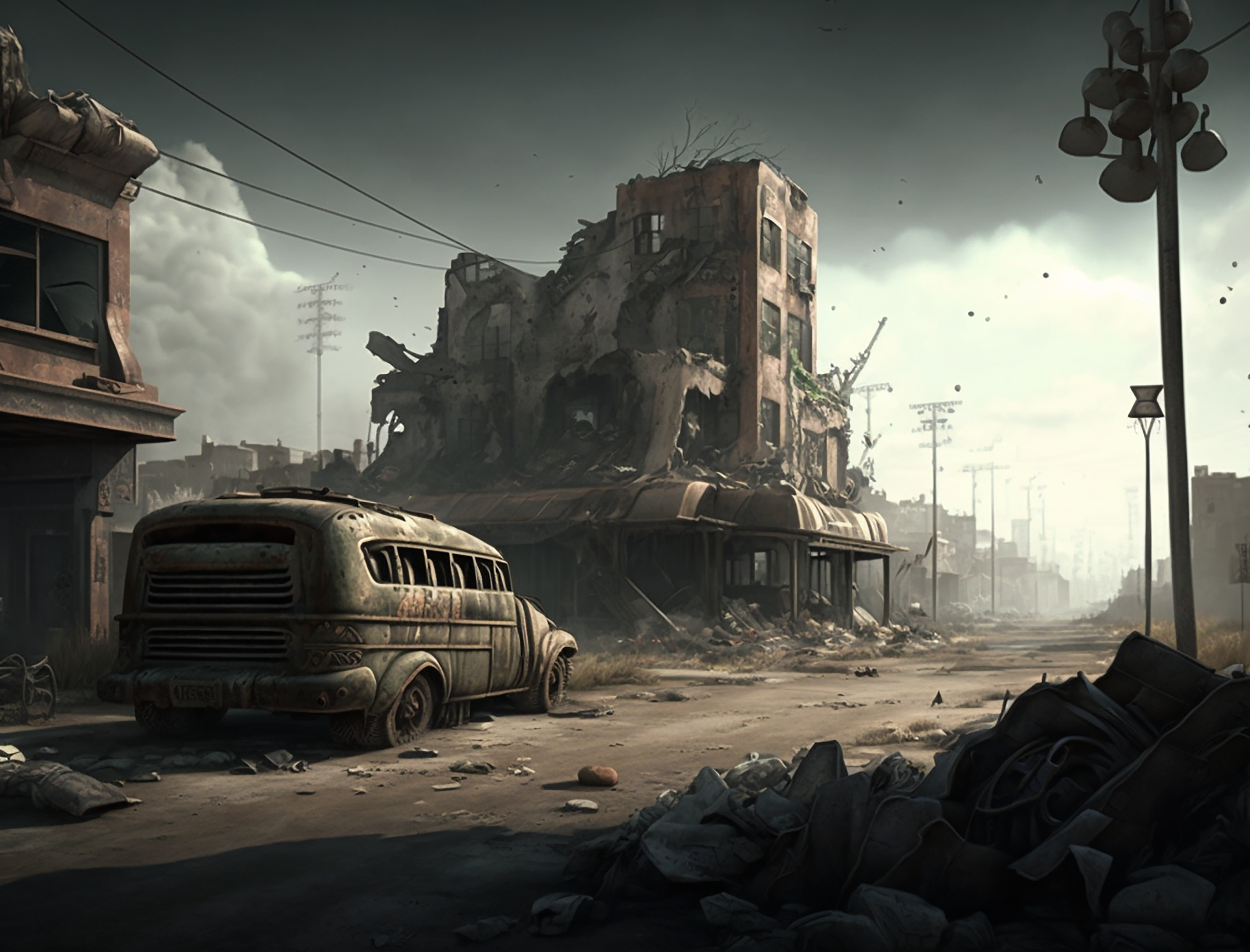 游戏战争城市背景图片