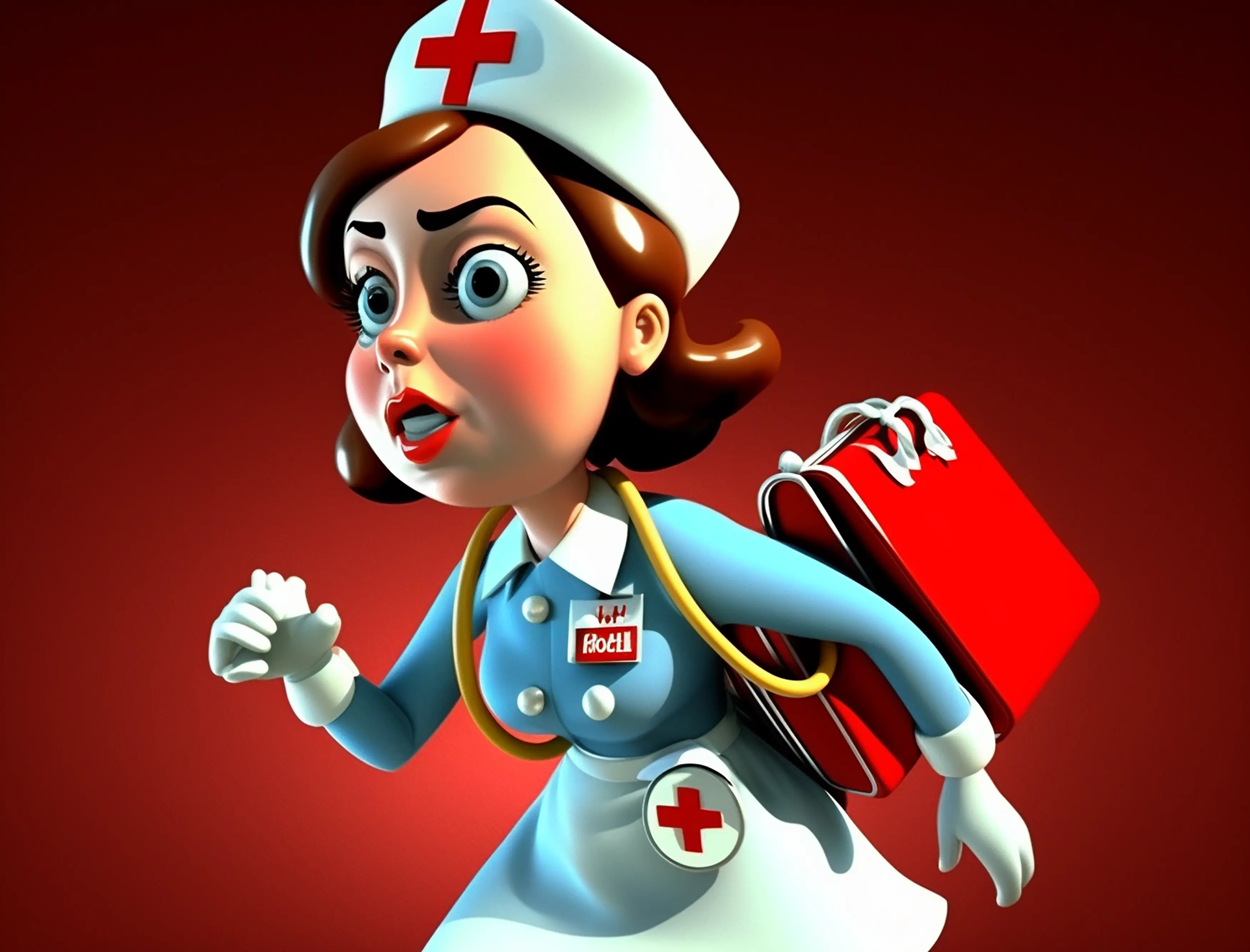 护士节服务职业背景图片