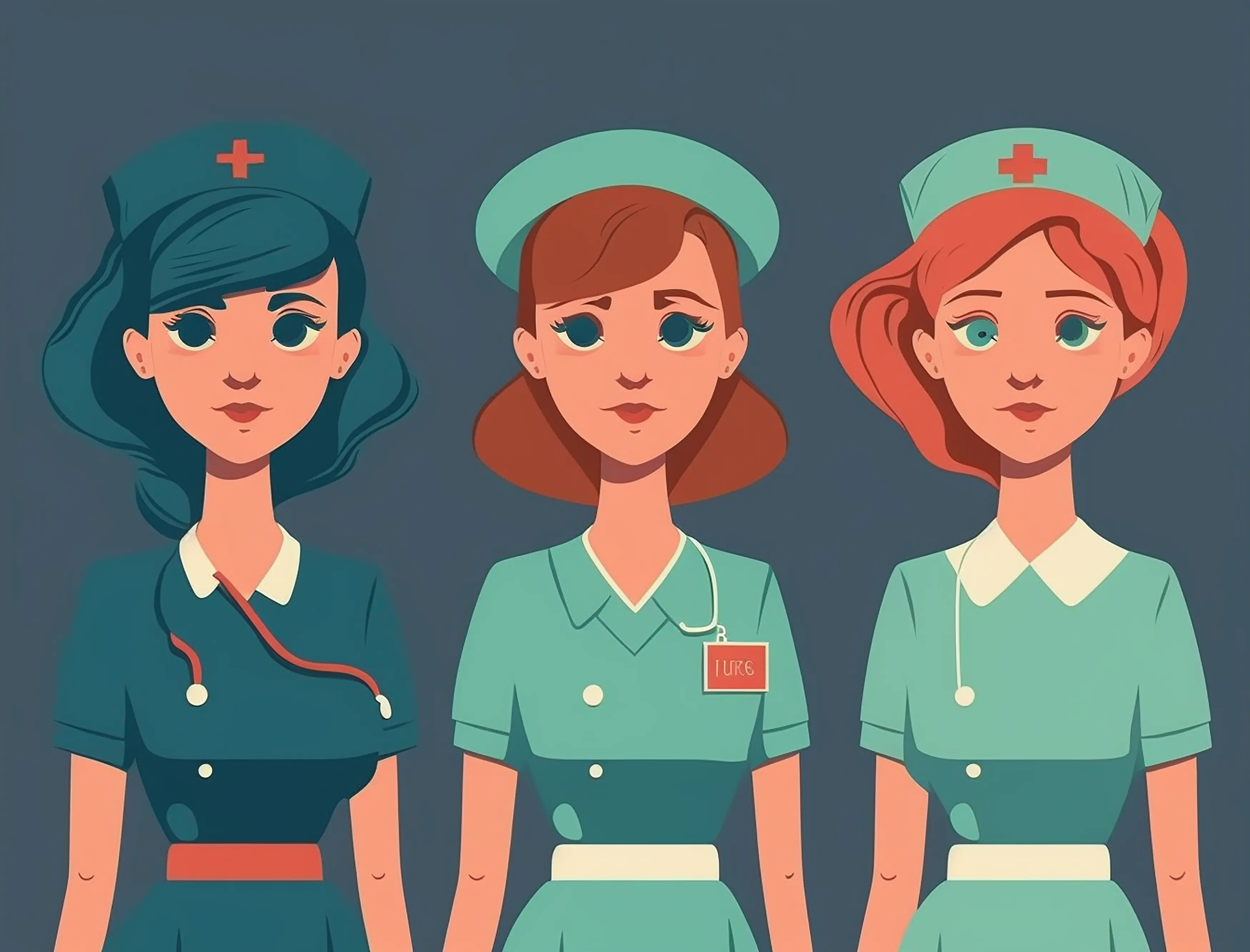 国际护士节医务人员背景图片