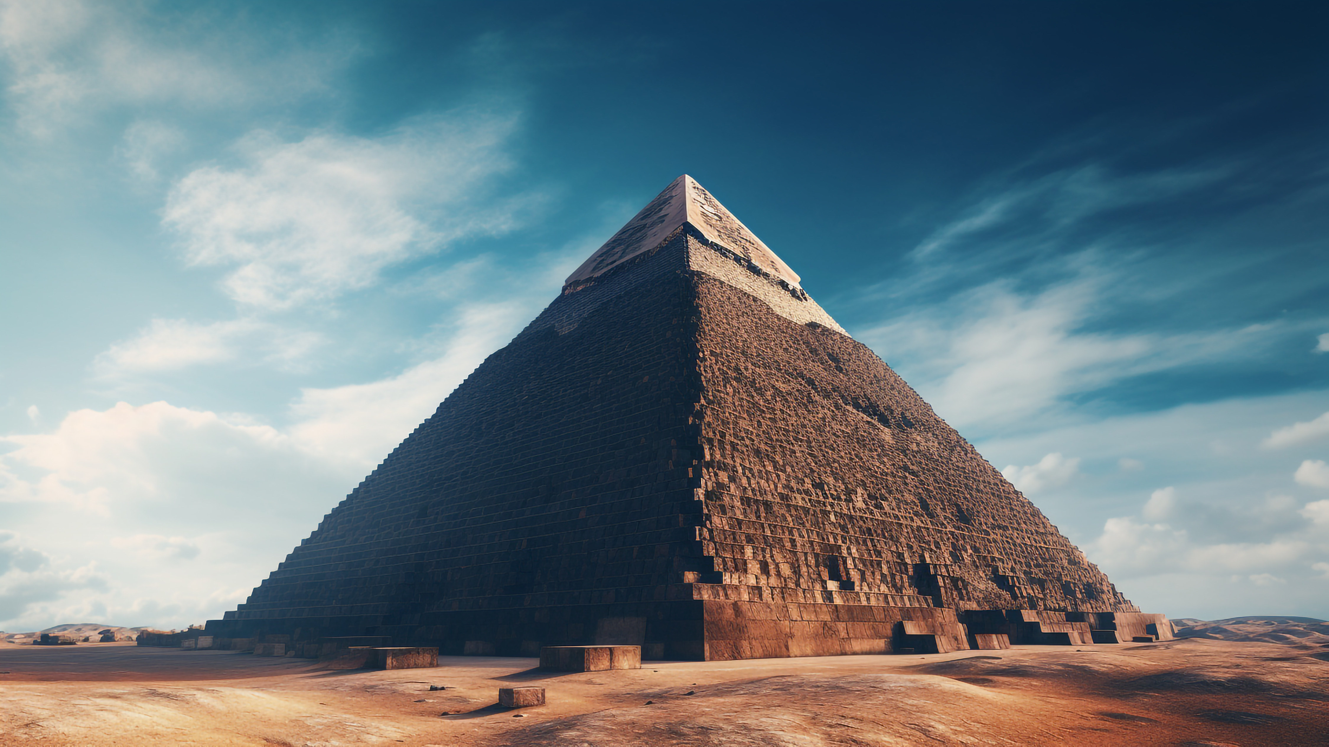 金字塔木乃伊法老文化背景图片