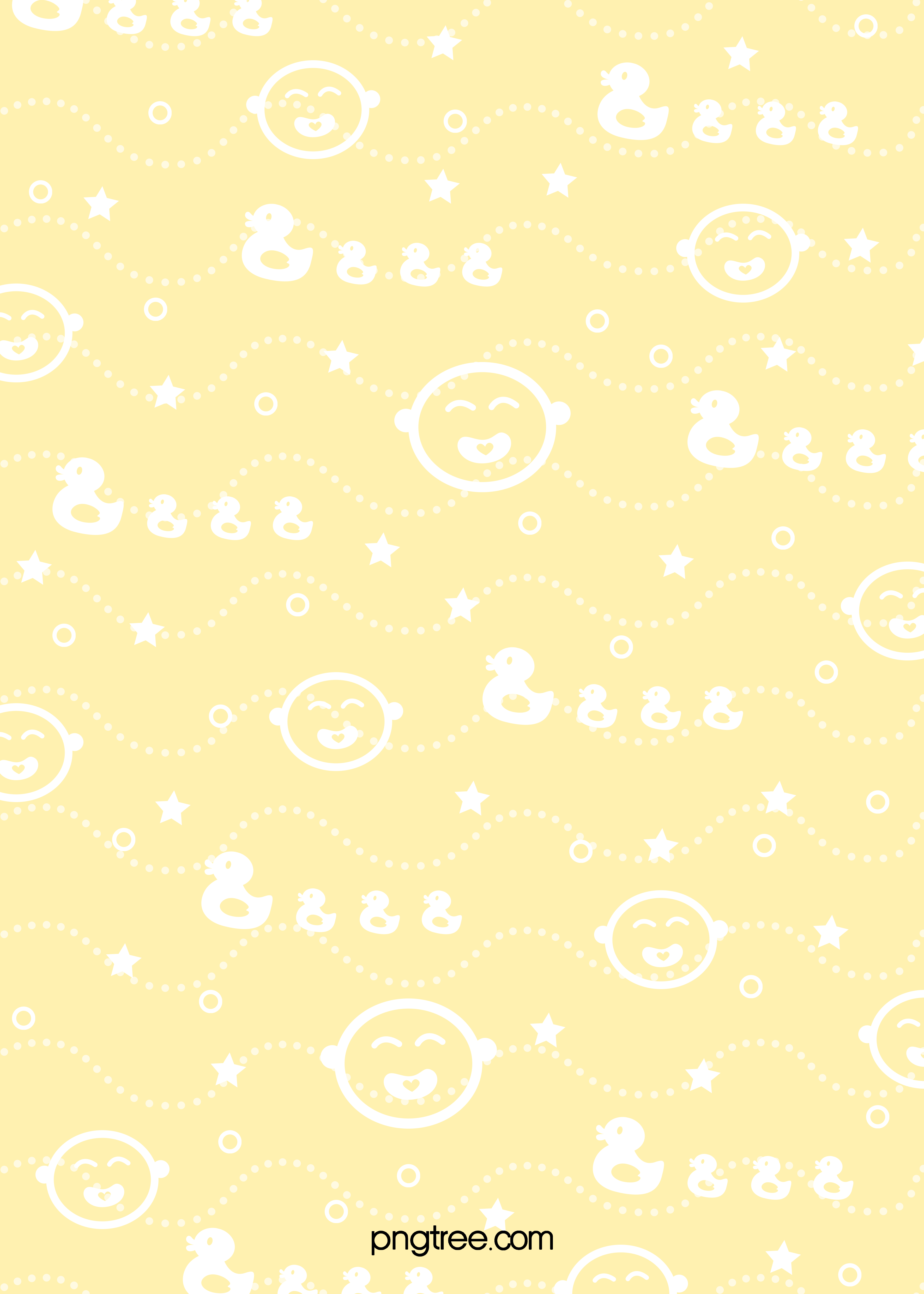 黄色婴儿风格背景图片