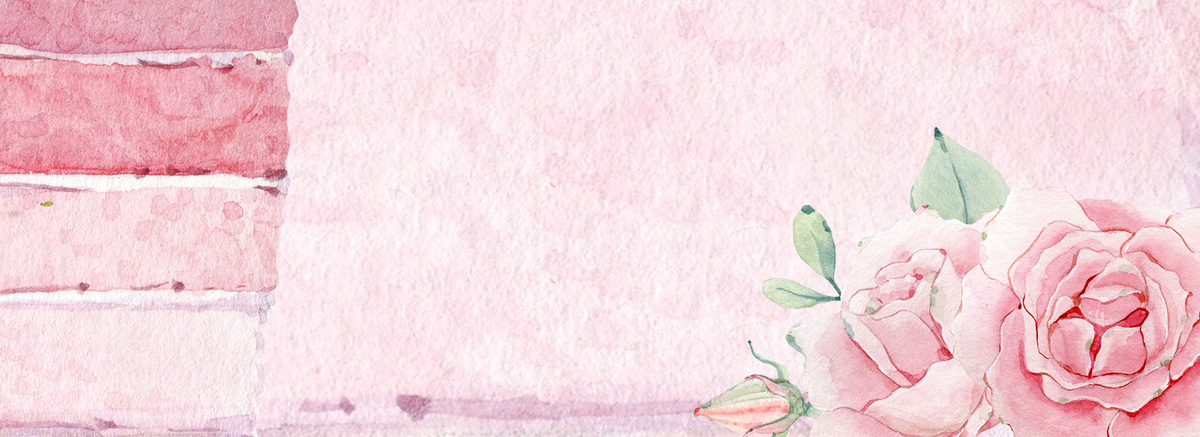 文艺花卉水彩底纹花朵背景图片