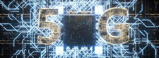 芯片电路海报模板_商务科技概念5G电子科幻技术
