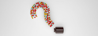 药丸海报模板_医疗医药健康医疗怎样用药药丸和药瓶背景