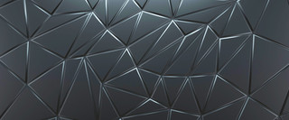 三角纹理海报模板_C4D三角机械纹理背景