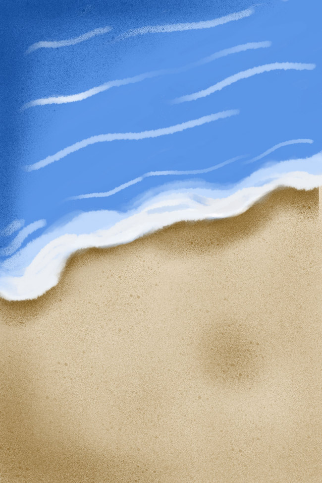 蓝色的海洋和沙滩图片