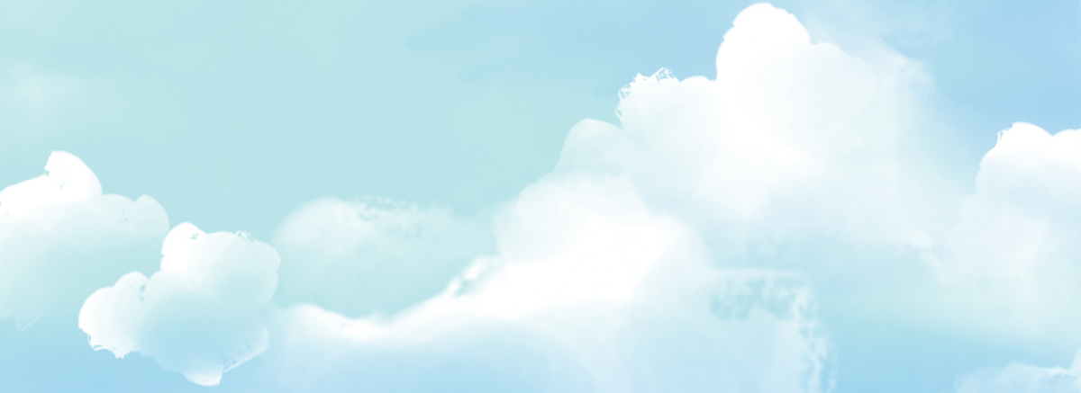 蓝色白云云朵蓝天天空自然背景图图片