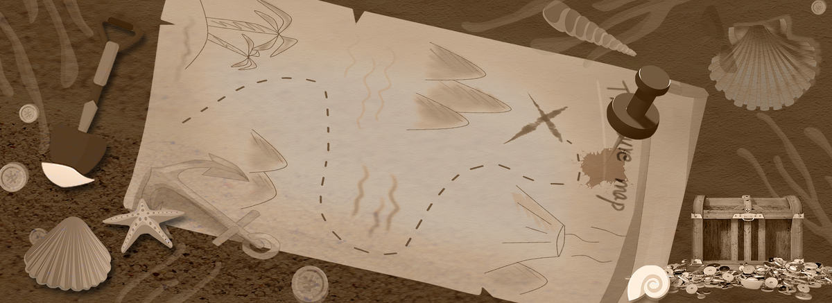 海岛藏宝图亲子游戏背景图片