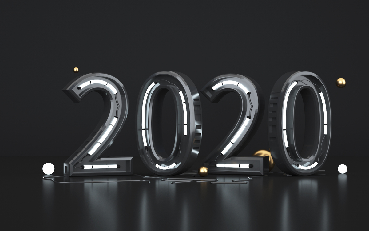 c4d鼠年创意文字2020图片