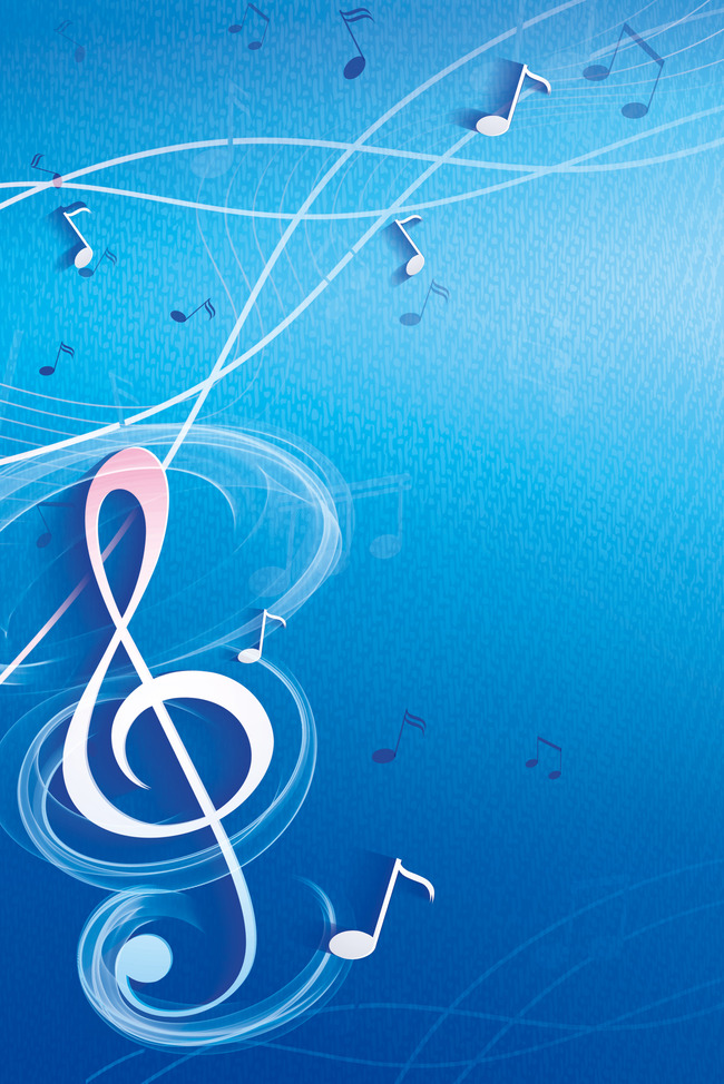 冷淡风音乐社团招新海报背景图片