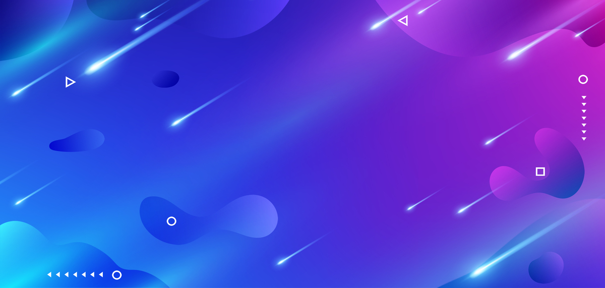炫彩光效蓝紫色大气科技电商海报背景图片