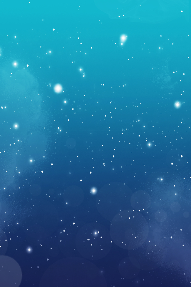 梦幻星空光斑星光蓝色唯美海报背景图片