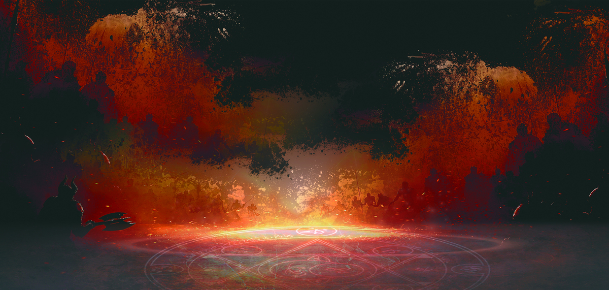 游戏战火火焰黑色大气质感电竞比赛海报背景图片