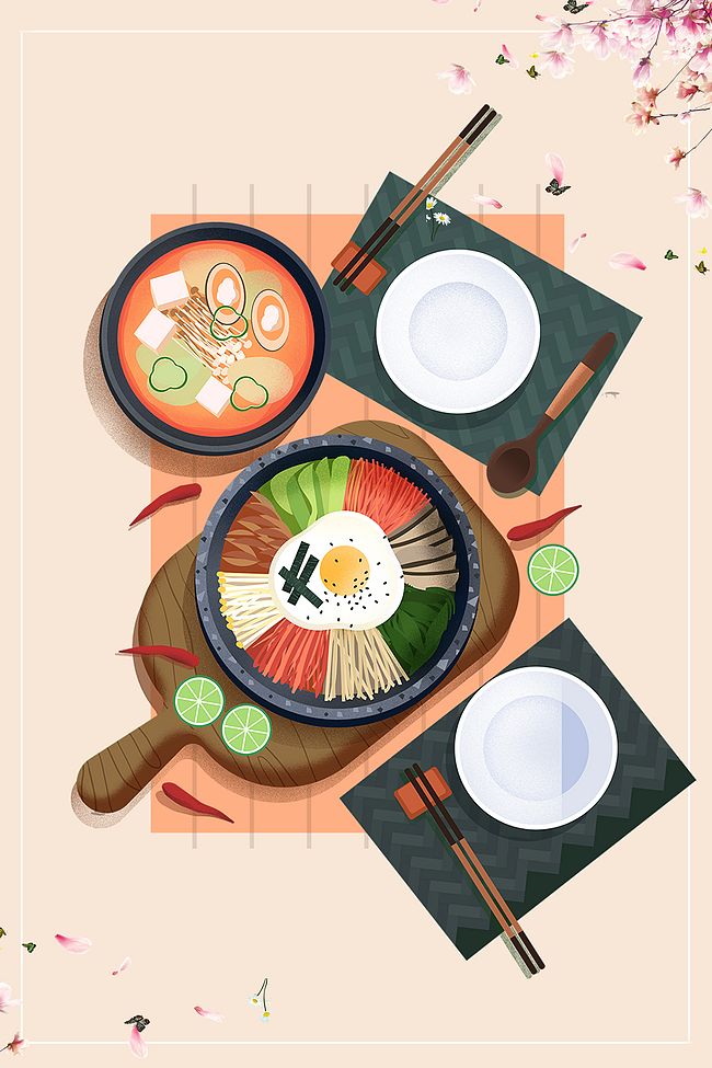 日本料理简系和风美食私房寿司海报背景图片