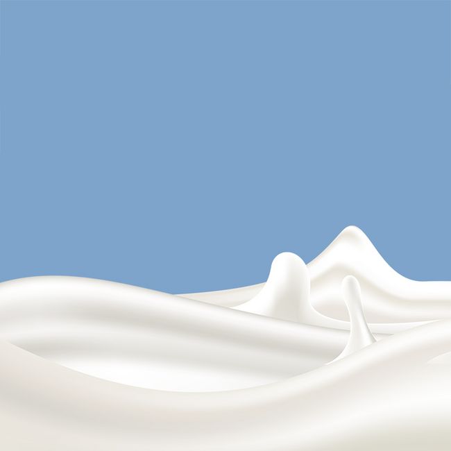飞溅牛奶蓝色PSD分层主图背景素材图片