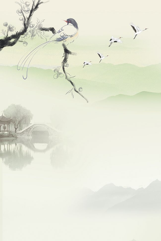 中国传统二十四节气祭祀扫墓踏青海报图片