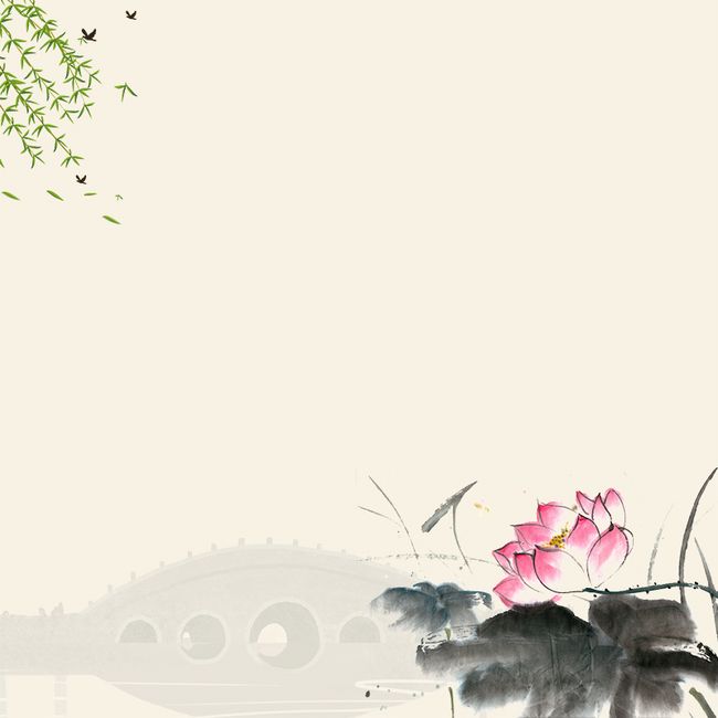 中国风古典水墨主图图片