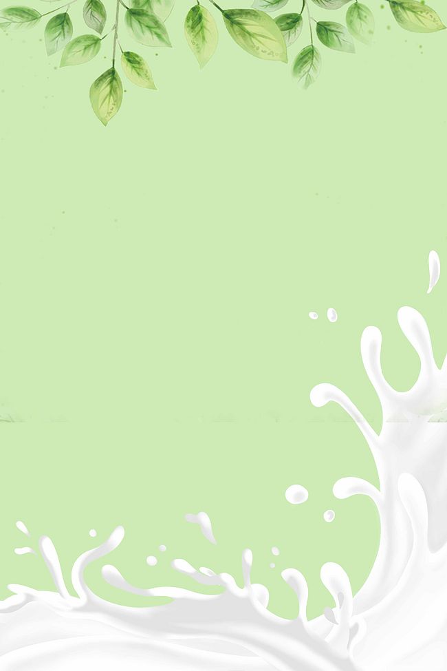 矢量酸奶牛奶奶制品美食背景图片