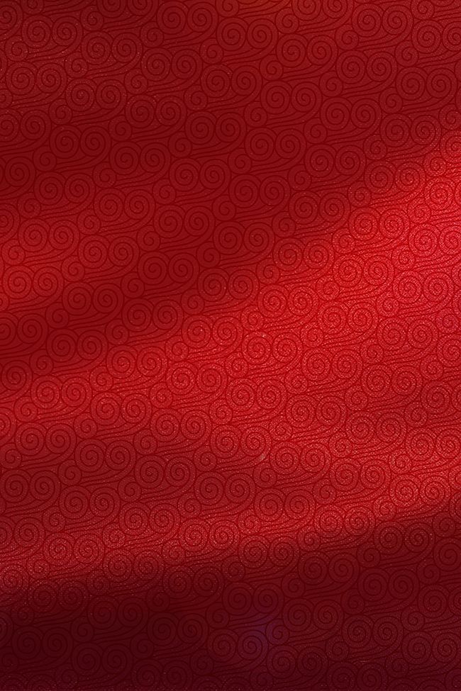红色古典花纹周年庆典H5背景素材图片