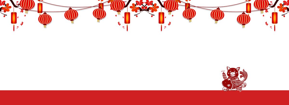 新春中国风白色电商海报背景图片