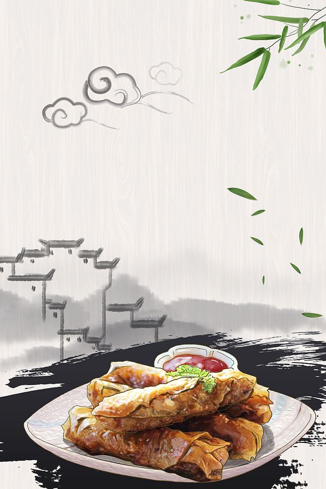 陕西美味西北菜舌尖宣传海报背景素材图片