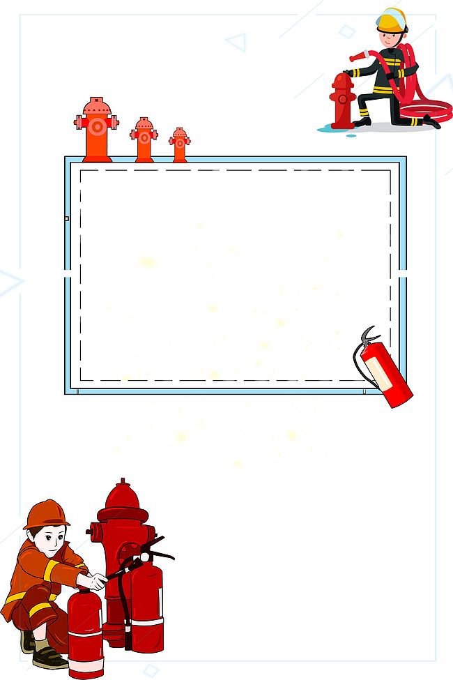 消防自救安全常识展板背景素材图片