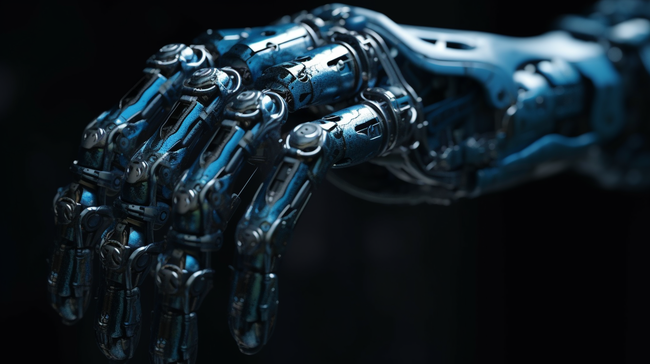 机械臂未来科技大数据人工智能科幻场景图片