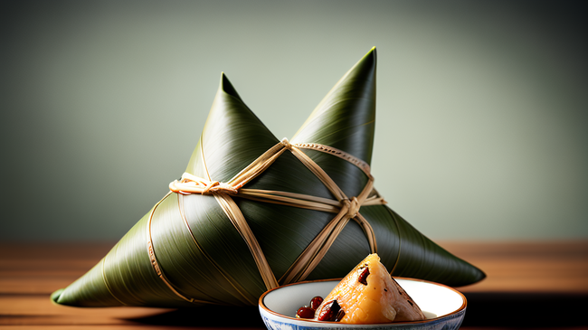 粽子粽叶端午节传统图片