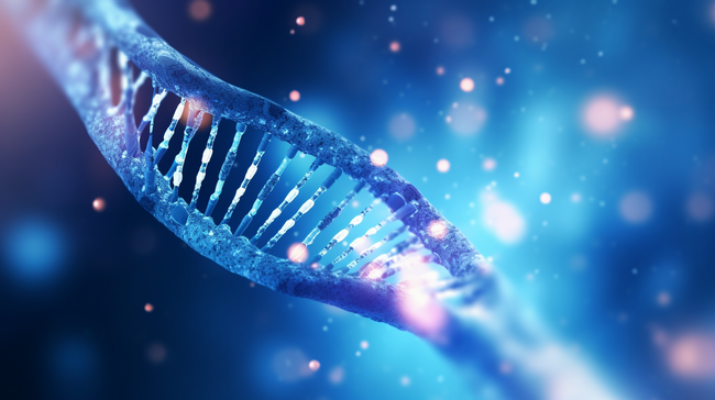 DNA双螺旋科技背景图片