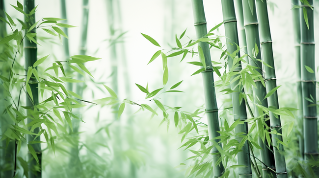 绿色竹林中国风意境背景图片