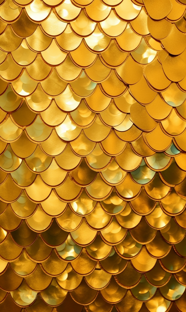 金色龙年波光粼粼鱼鳞纹大气节日背景图片